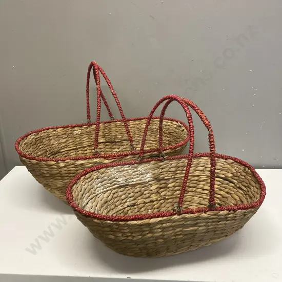 Woven Water Hyacinth Baskets